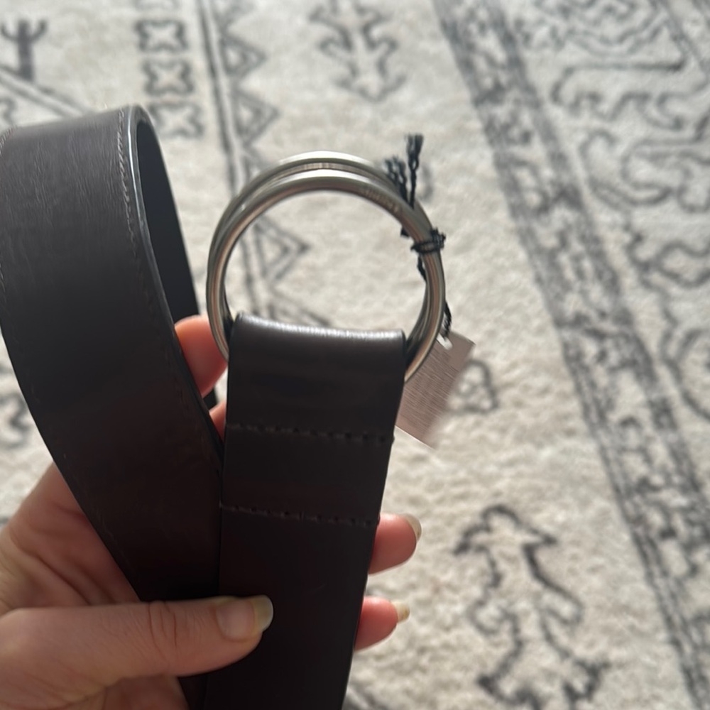 Shinola Brown Leather Belt